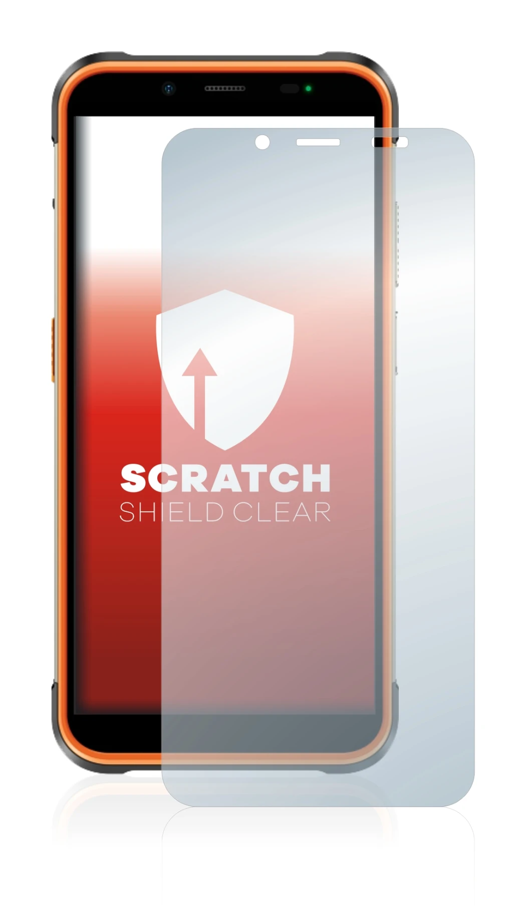 Image of the device Ulefone Power Armor 16 Pro with a wide variety of screen protectors.
