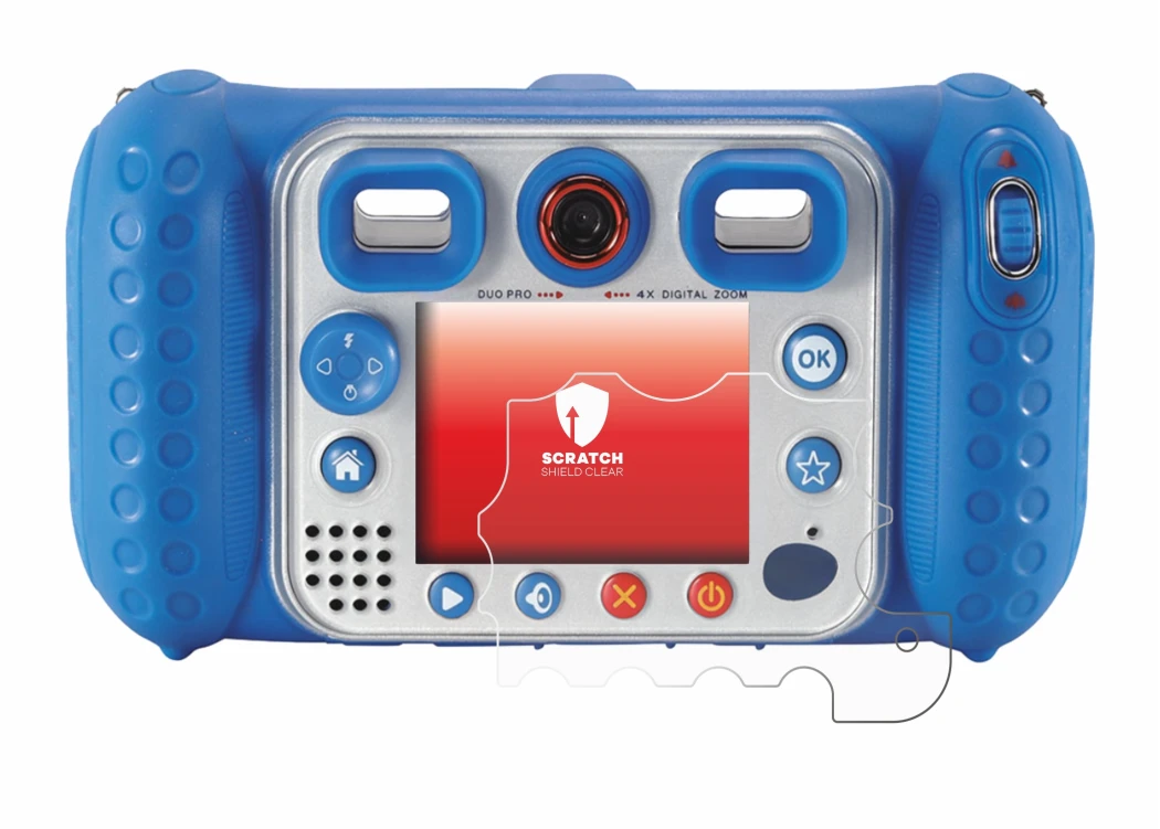 Image of the device Vtech Kidizoom Duo Pro with a wide variety of screen protectors.