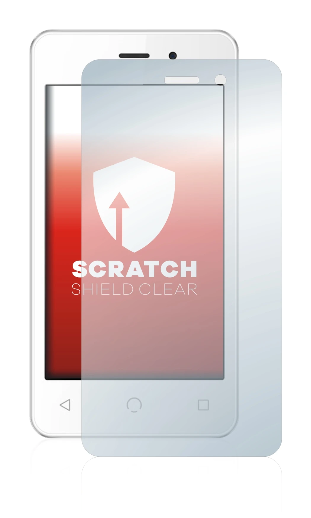 Image of the device NUU Mobile A1 with a wide variety of screen protectors.