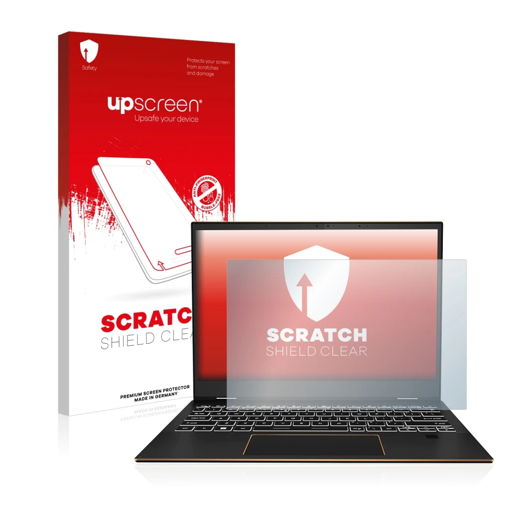 Front side of a product packaging with the brand logo upscreen. Next to it is the device MSI Summit E13 Flip Evo shown with th