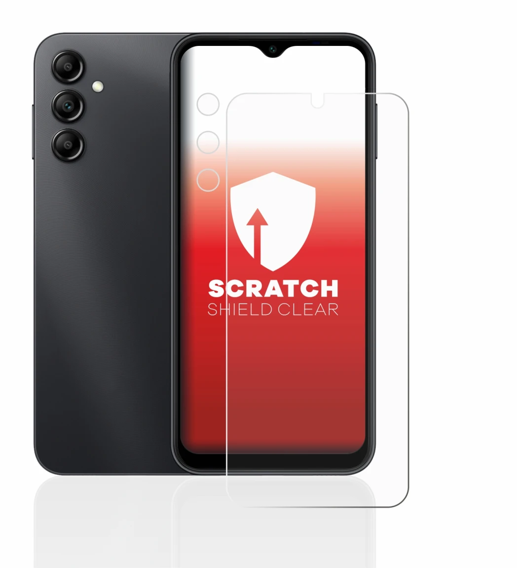 Image of the device Samsung Galaxy A14 4G (Front+Camera) with a wide variety of screen protectors.
