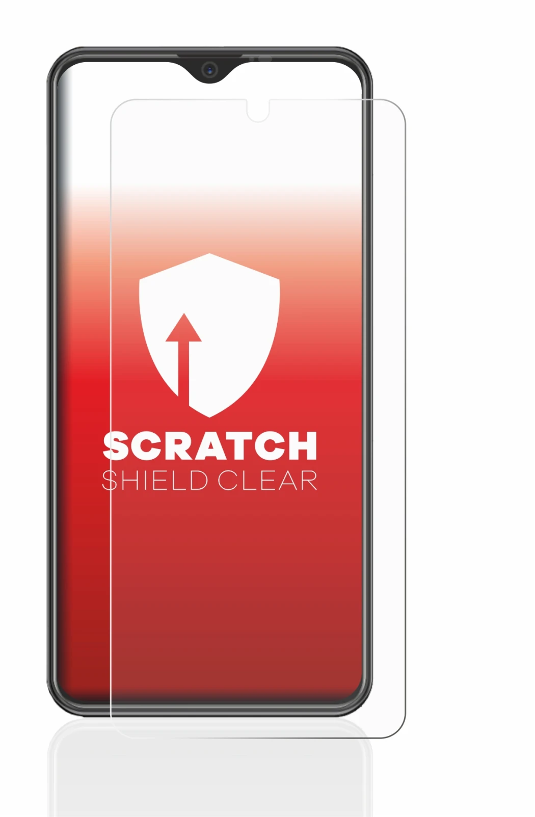 Image of the device Beafon M6s premium with a wide variety of screen protectors.