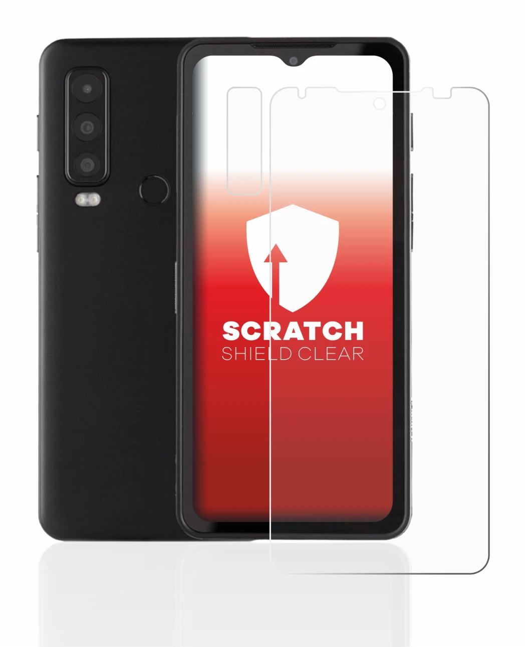 Image of the device Caterpillar Cat S75 (Front+Camera) with a wide variety of screen protectors.