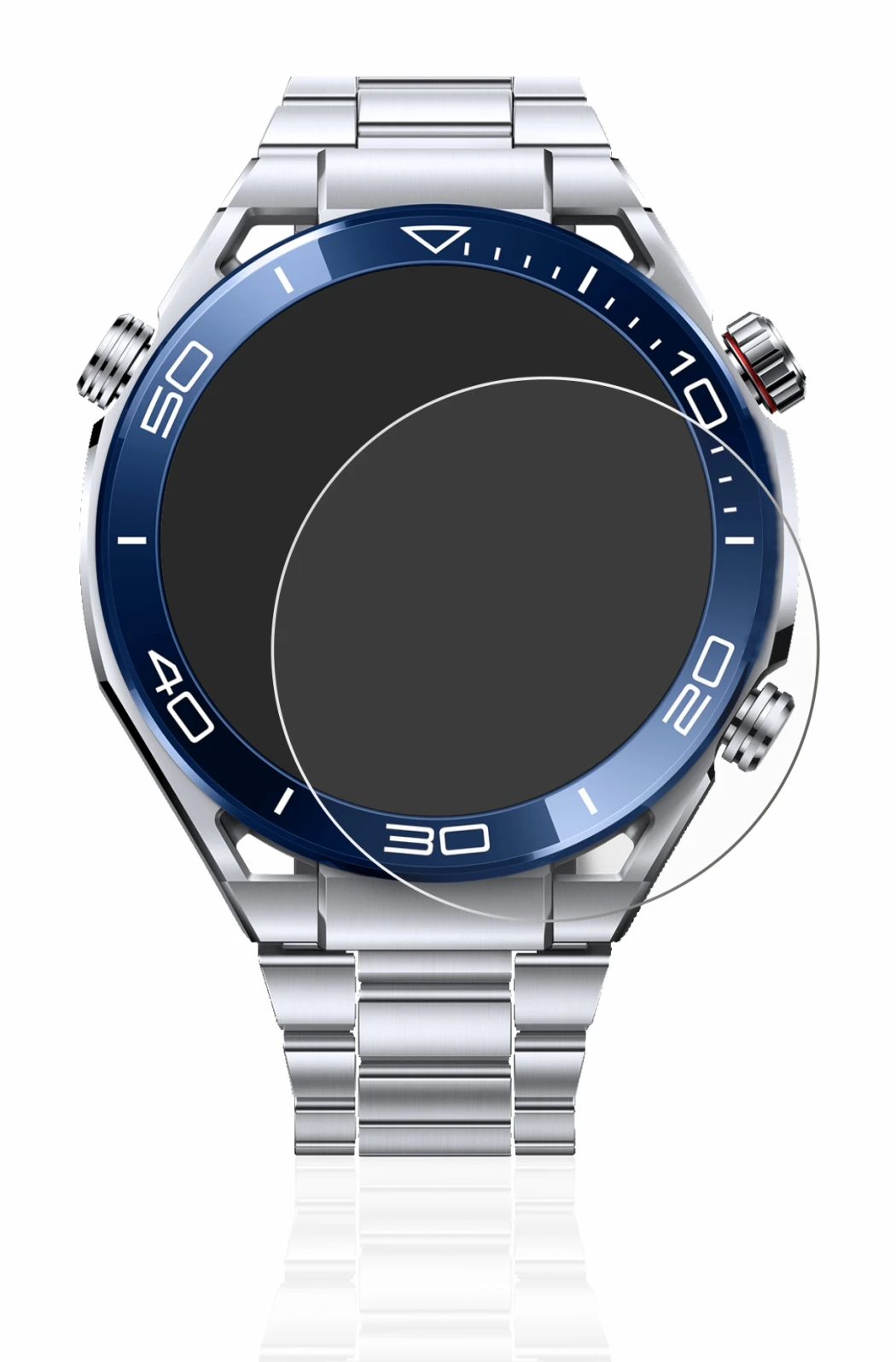 Image of the device Huawei Watch Ultimate (48.5 mm) with a wide variety of screen protectors.