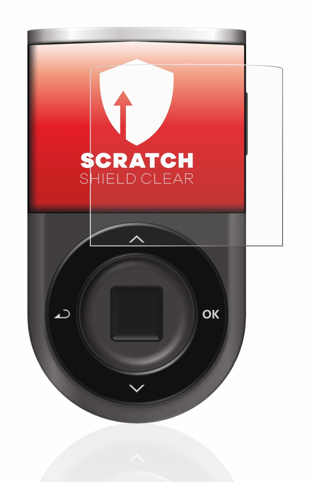 Image of the device D’CENT Biometric Wallet with a wide variety of screen protectors.