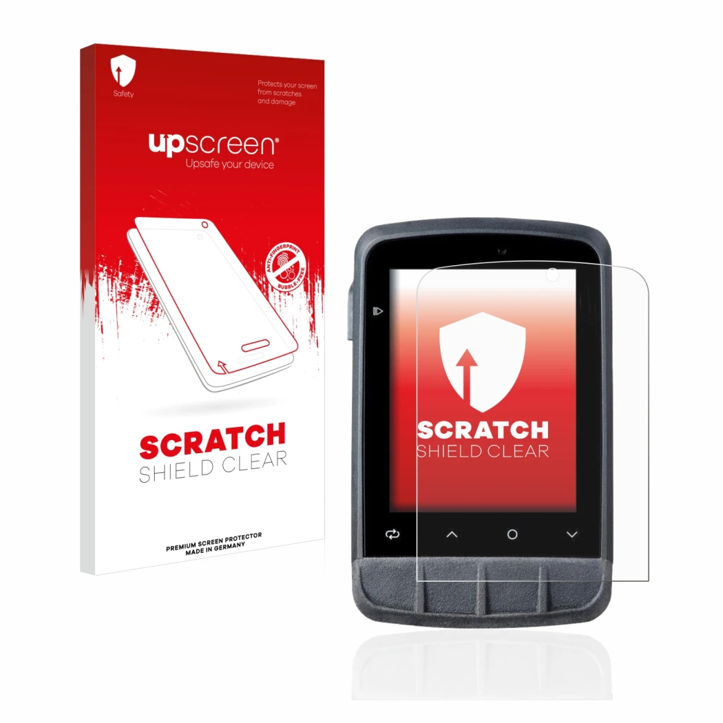 Front side of a product packaging with the brand logo upscreen. Next to it is the device Giant Dash L200 shown with the corres