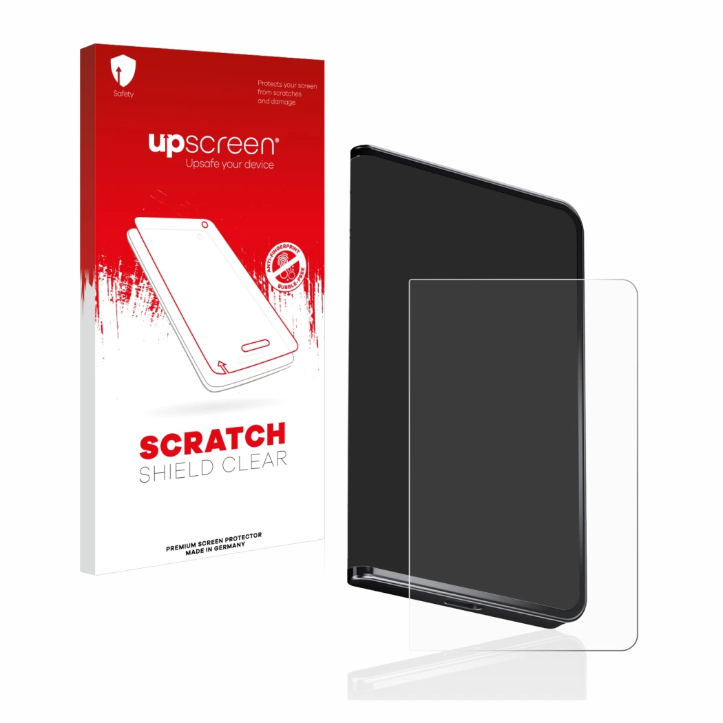 Front side of a product packaging with the brand logo upscreen. Next to it is the device Ledger Stax crypto wallet shown with 