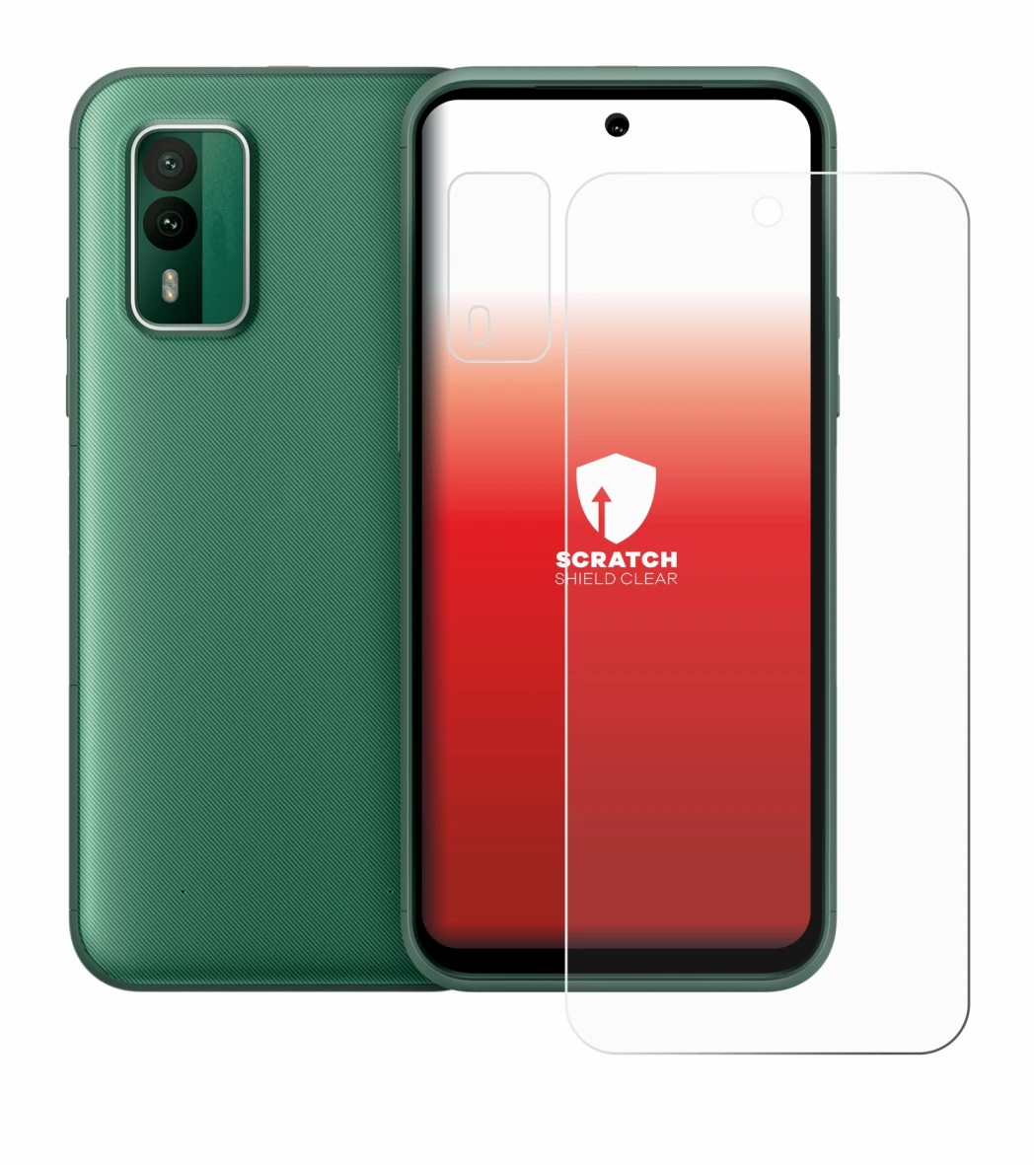 Image of the device Nokia XR21 (Front+Camera) with a wide variety of screen protectors.