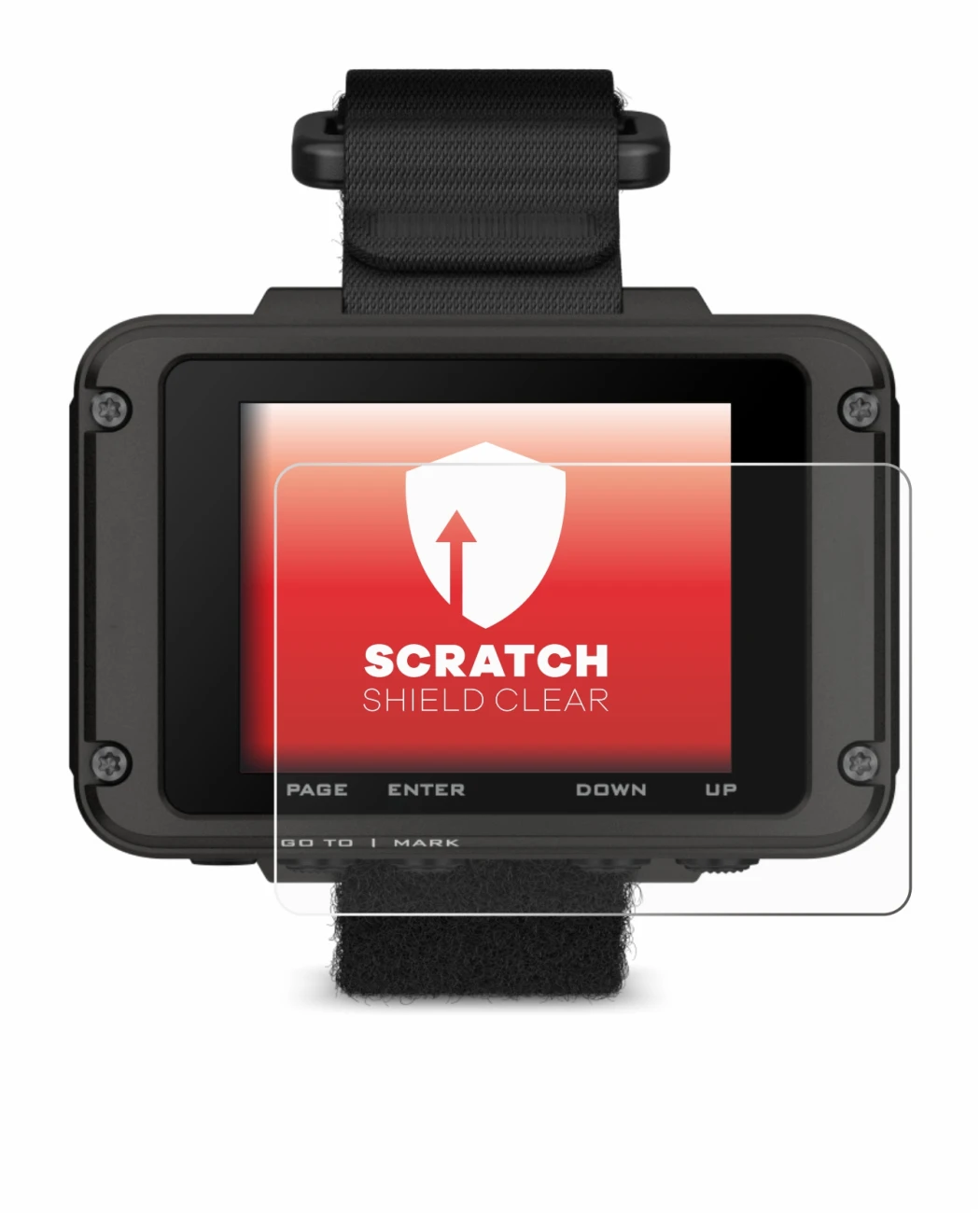 Image of the device Garmin Foretrex 801 with a wide variety of screen protectors.