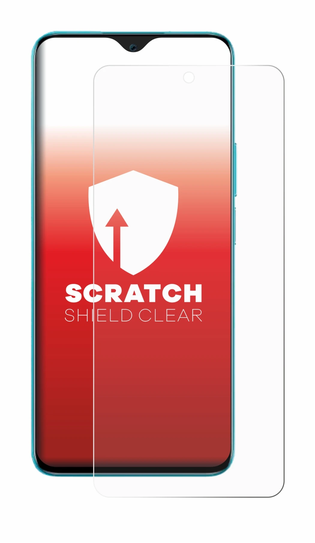 Image of the device Honor 90 Lite with a wide variety of screen protectors.