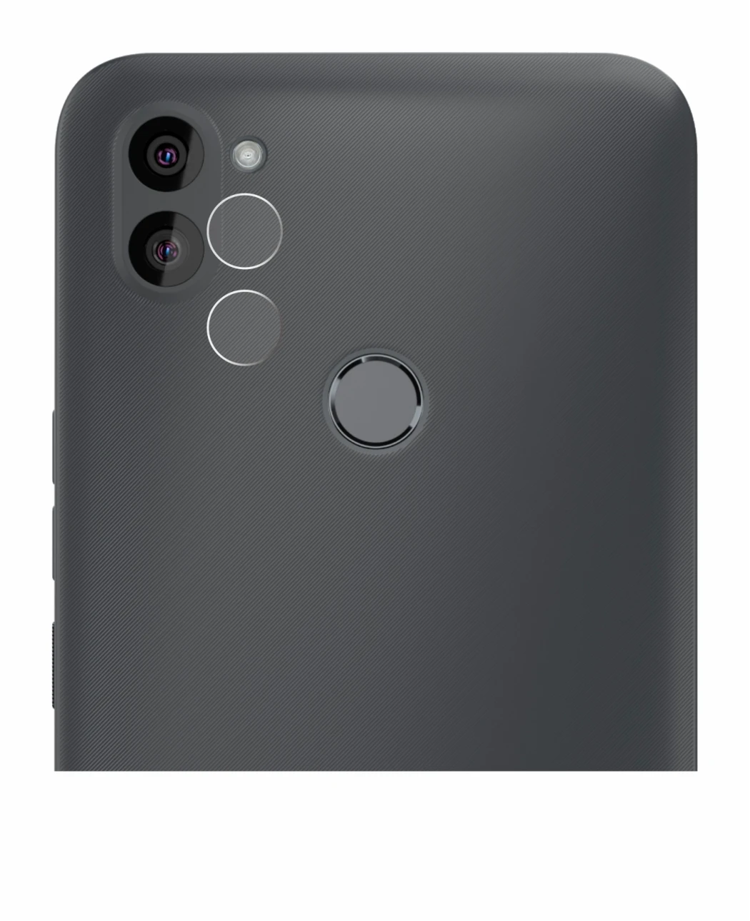 Image of the device Gigaset GS5 Lite (Front+Camera) with a wide variety of screen protectors.