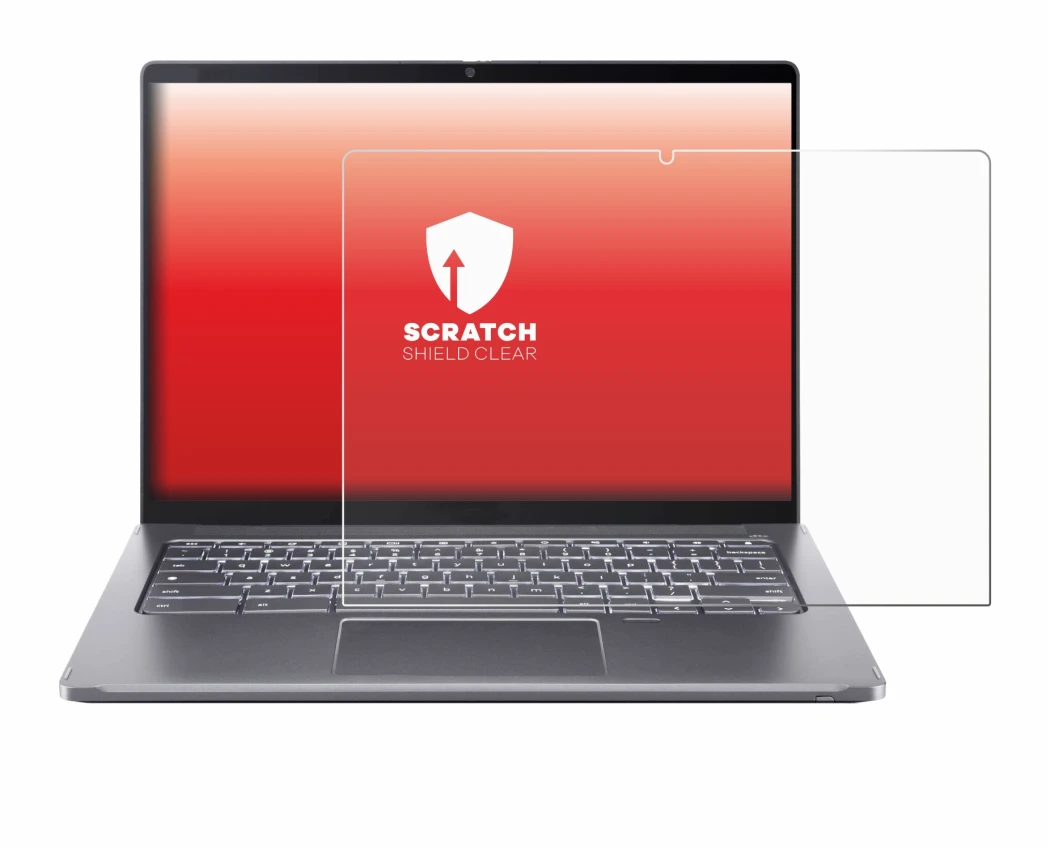 Image of the device Acer Chromebook Spin 714 with a wide variety of screen protectors.