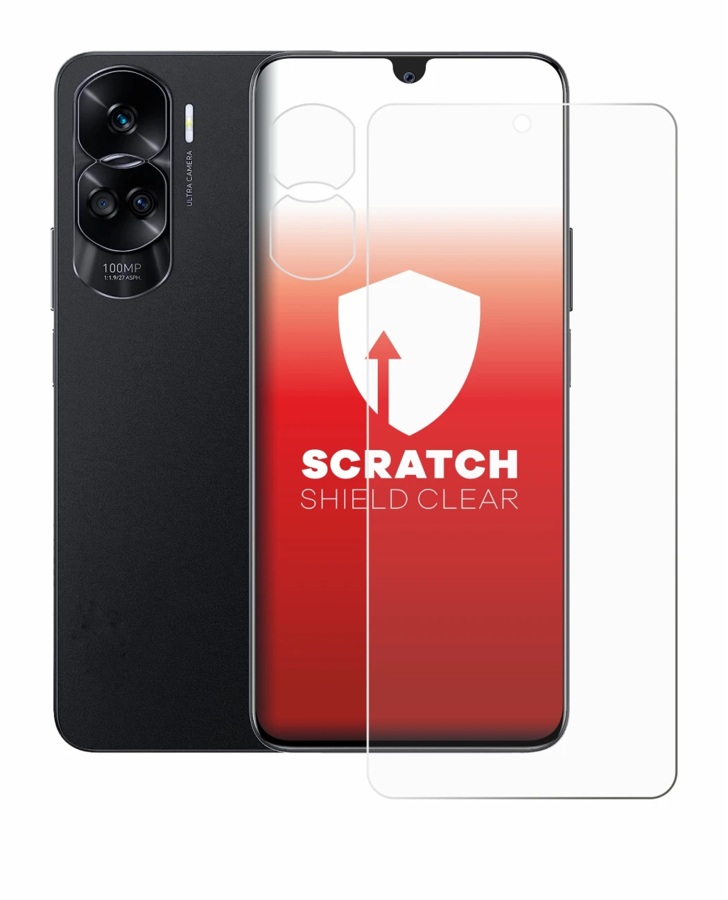 Image of the device Honor 90 Lite (Front+Camera) with a wide variety of screen protectors.