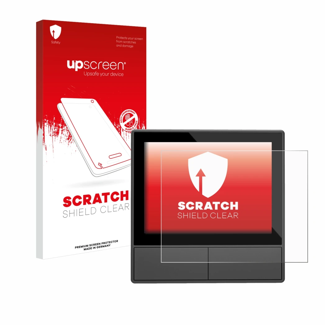Front side of a product packaging with the brand logo upscreen. Next to it is the device SONOFF NSPanel Smart Scene Wall Switc