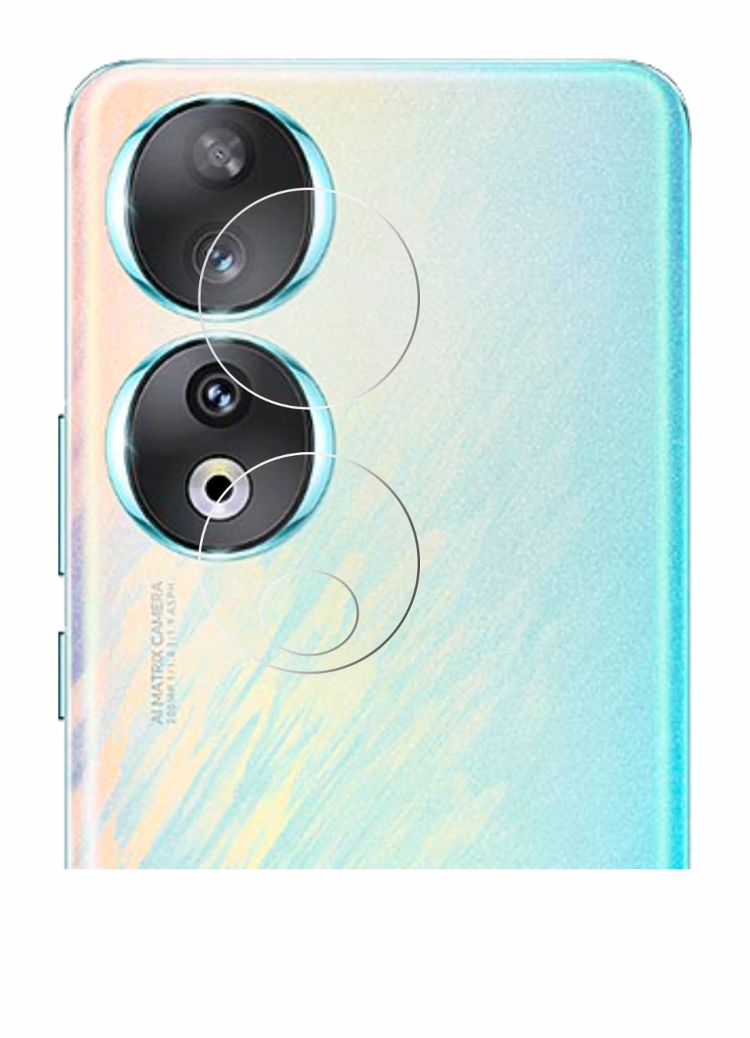 Image of the device Honor 90 (ONLY Camera Lens) with a wide variety of screen protectors.
