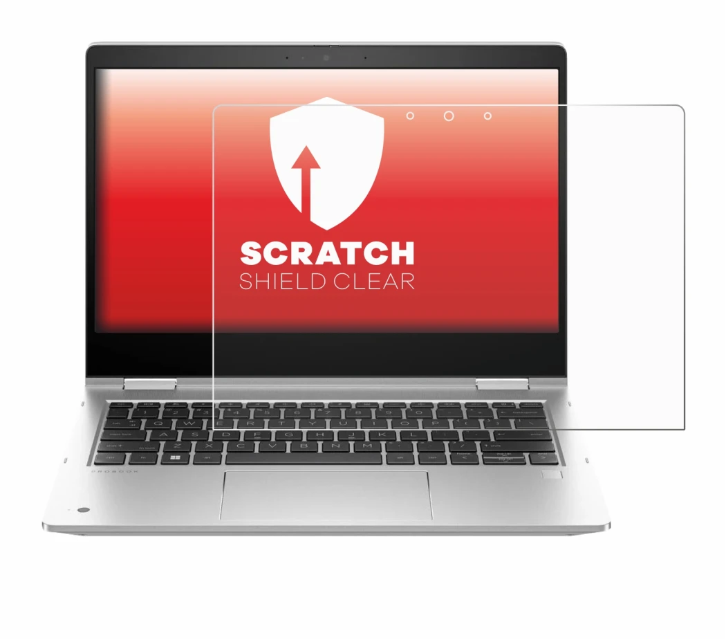 Image of the device HP ProBook x360 435 G10 with a wide variety of screen protectors.