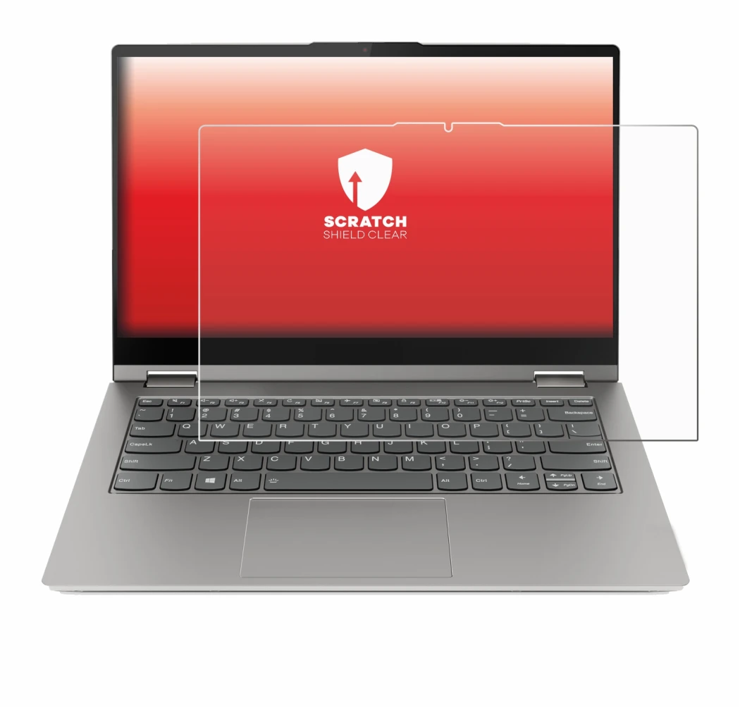 Image of the device Lenovo ThinkBook 14s Yoga G3 with a wide variety of screen protectors.
