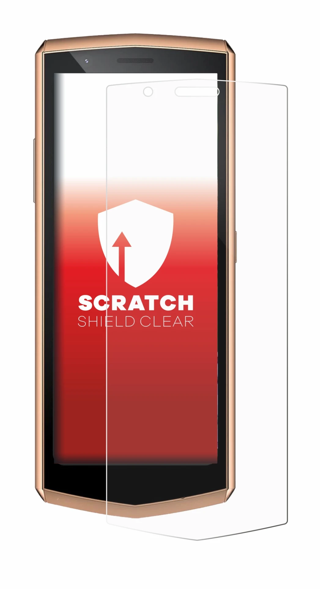 Image of the device Cubot Pocket 3 with a wide variety of screen protectors.
