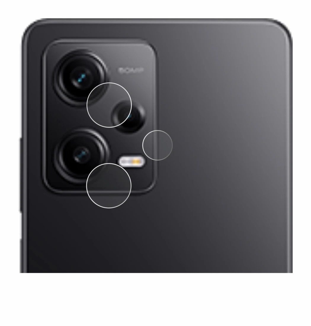 Image of the device Xiaomi Redmi Note 12 Pro 5G (ONLY Camera Lens) with a wide variety of screen protectors.