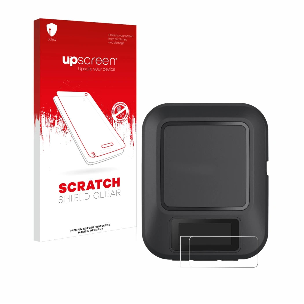 Front side of a product packaging with the brand logo upscreen. Next to it is the device Garmin inReach Messenger shown with t