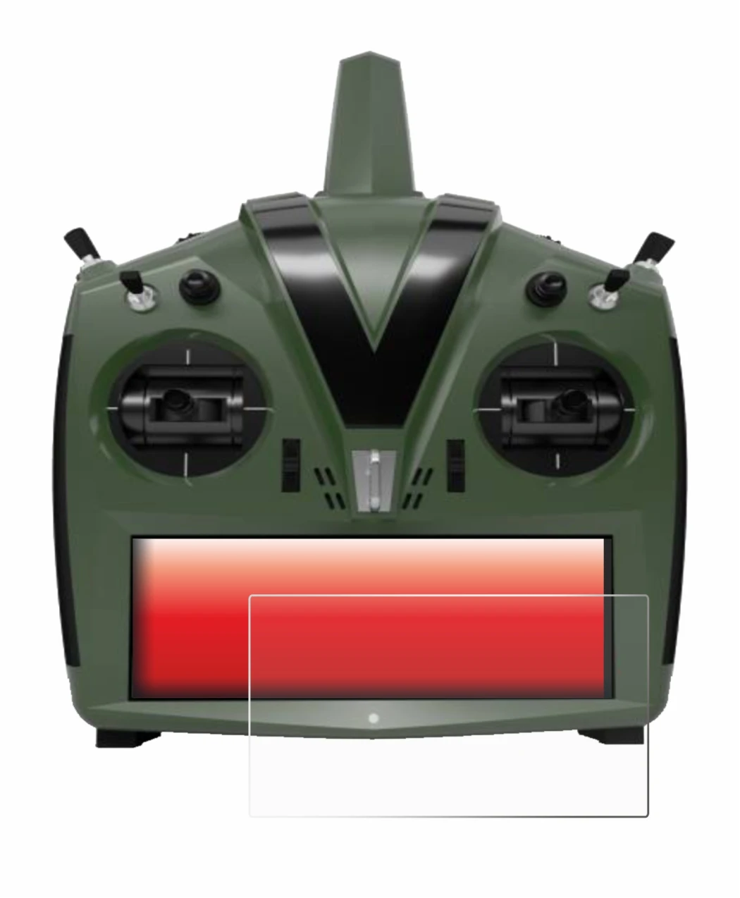 Image of the device VBar Control Evo with a wide variety of screen protectors.