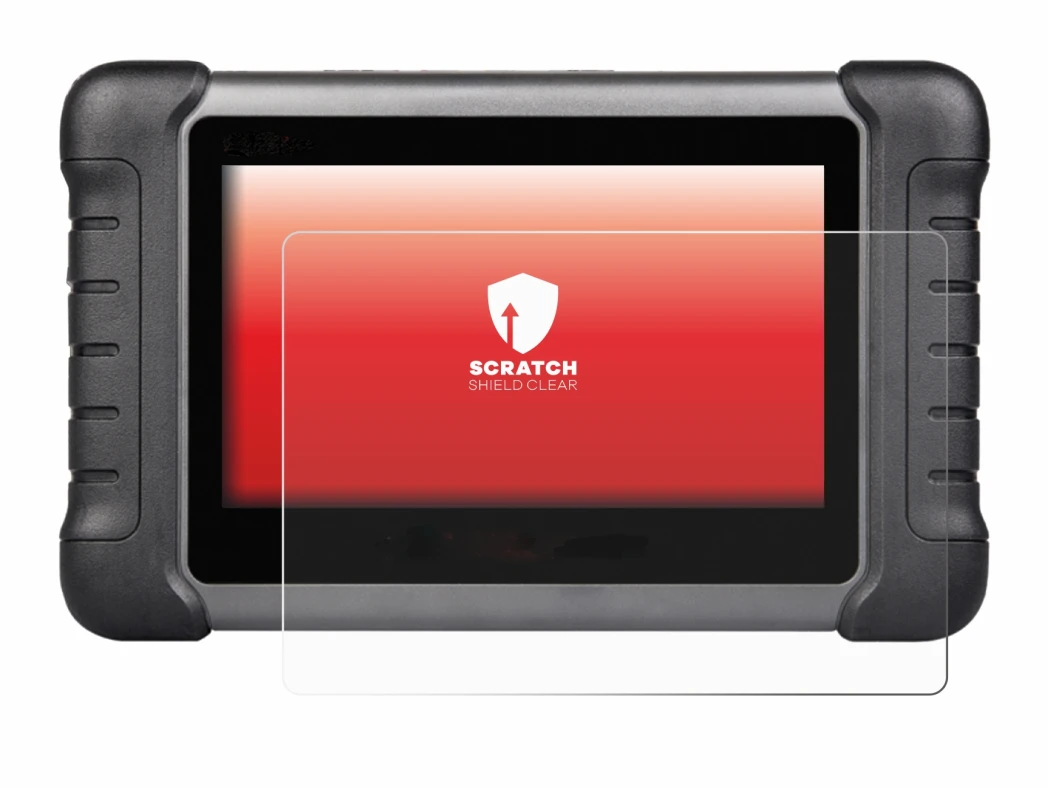 Image of the device Autel MaxiCheck MX808s with a wide variety of screen protectors.