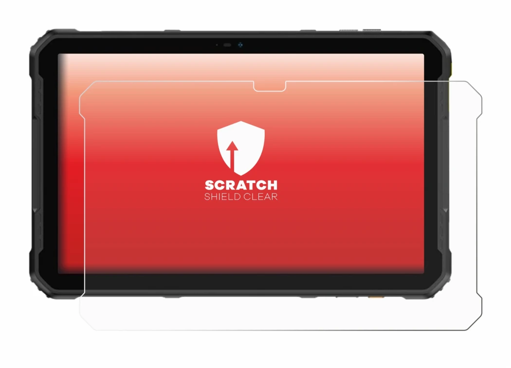 Image of the device Ulefone Armor Pad 2 with a wide variety of screen protectors.