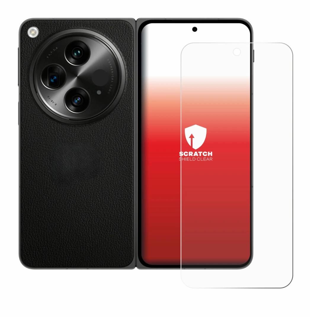 Image of the device OnePlus Open with a wide variety of screen protectors.