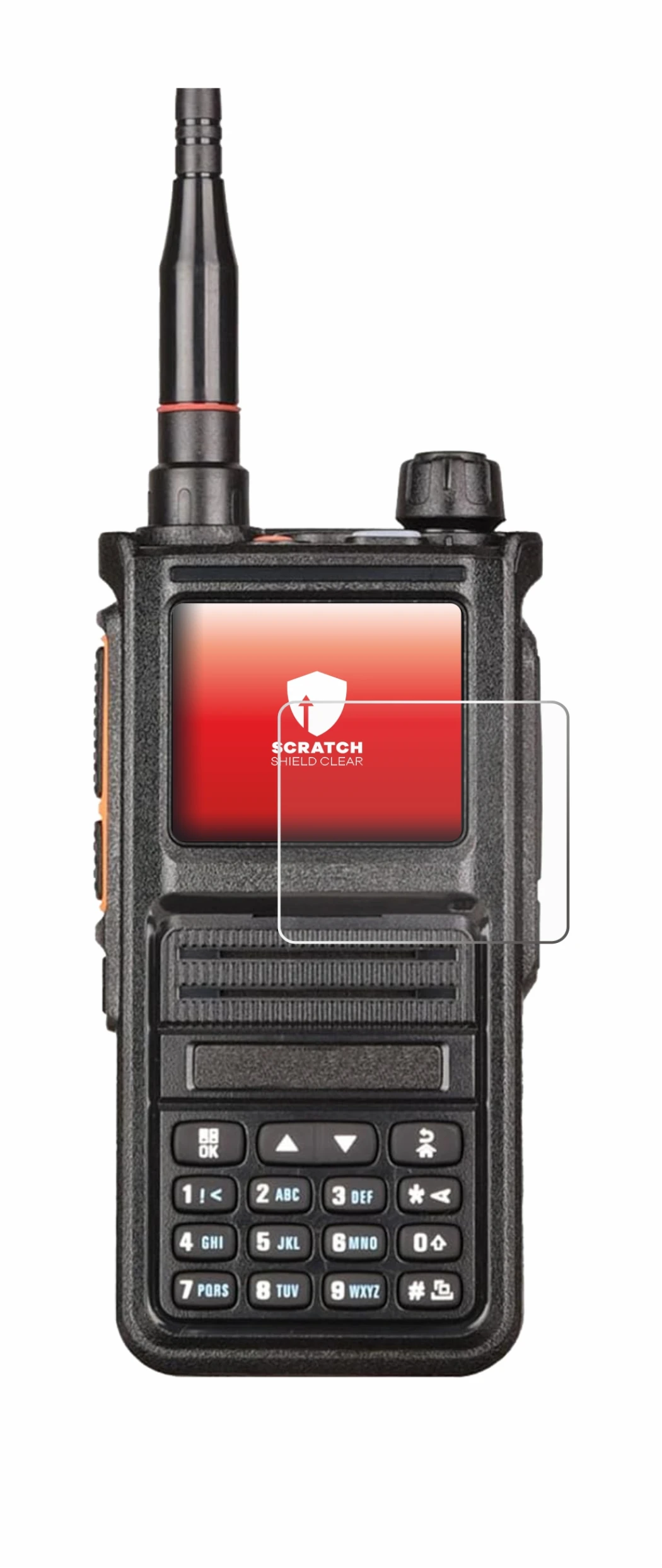 Image of the device Radtel RT-470X with a wide variety of screen protectors.