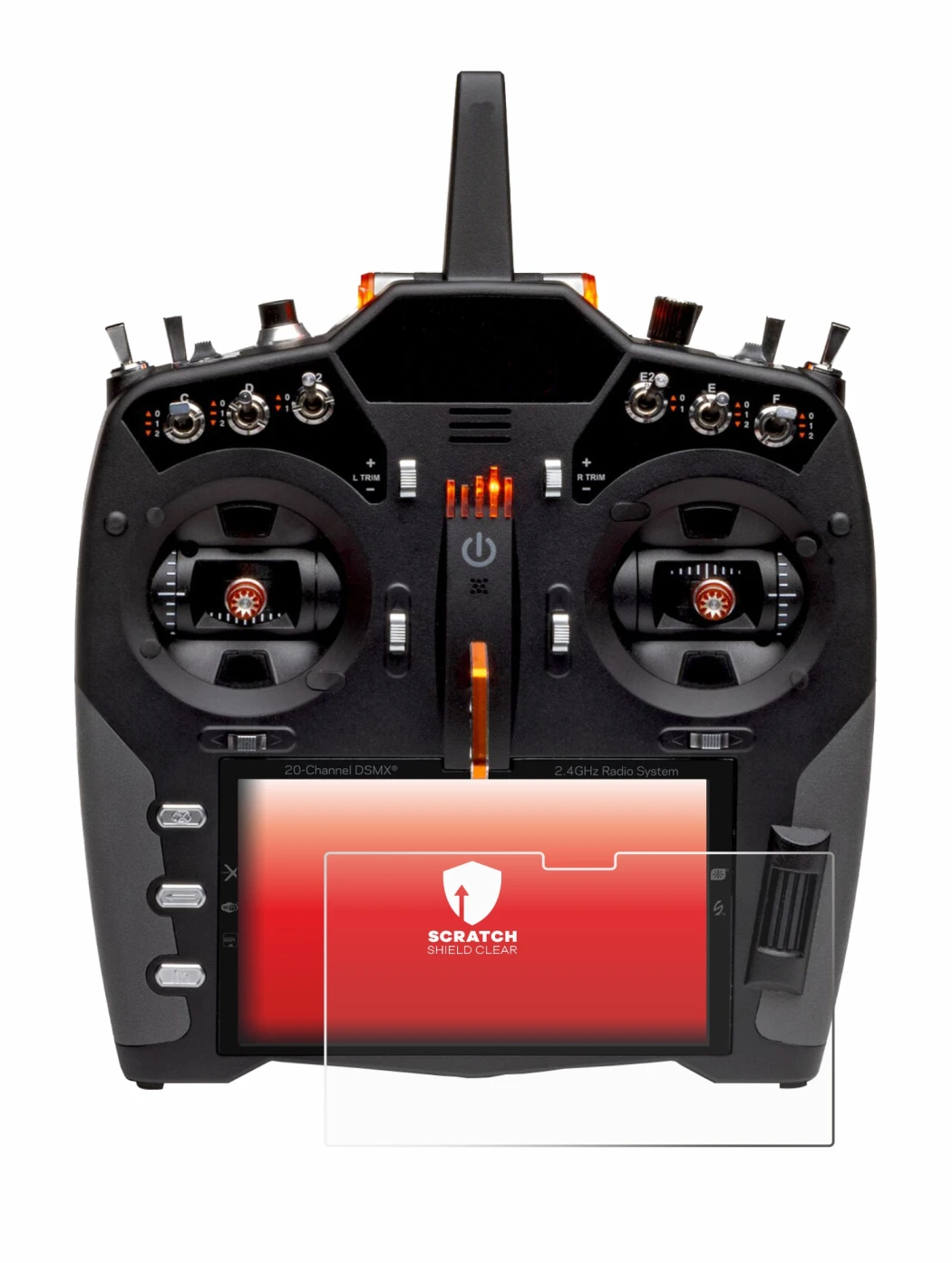 Image of the device Spektrum NX20 with a wide variety of screen protectors.