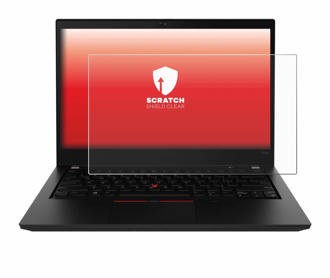 Image of the device Lenovo ThinkPad P14s Gen 2 with a wide variety of screen protectors.