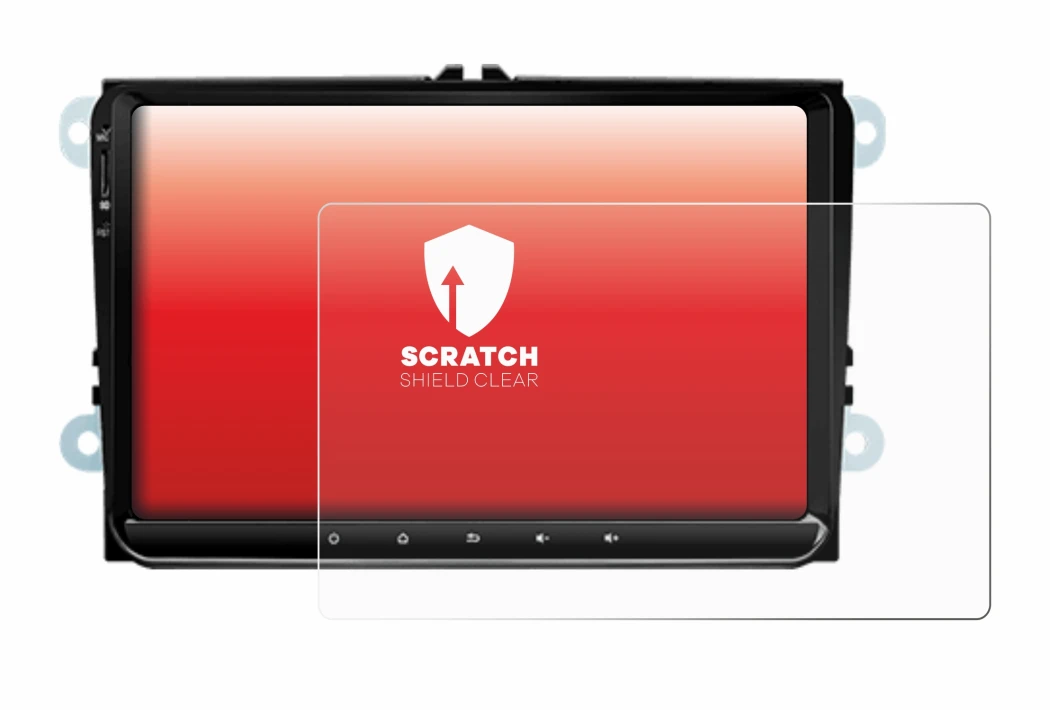 Image of the device Eonon 53 SE with a wide variety of screen protectors.