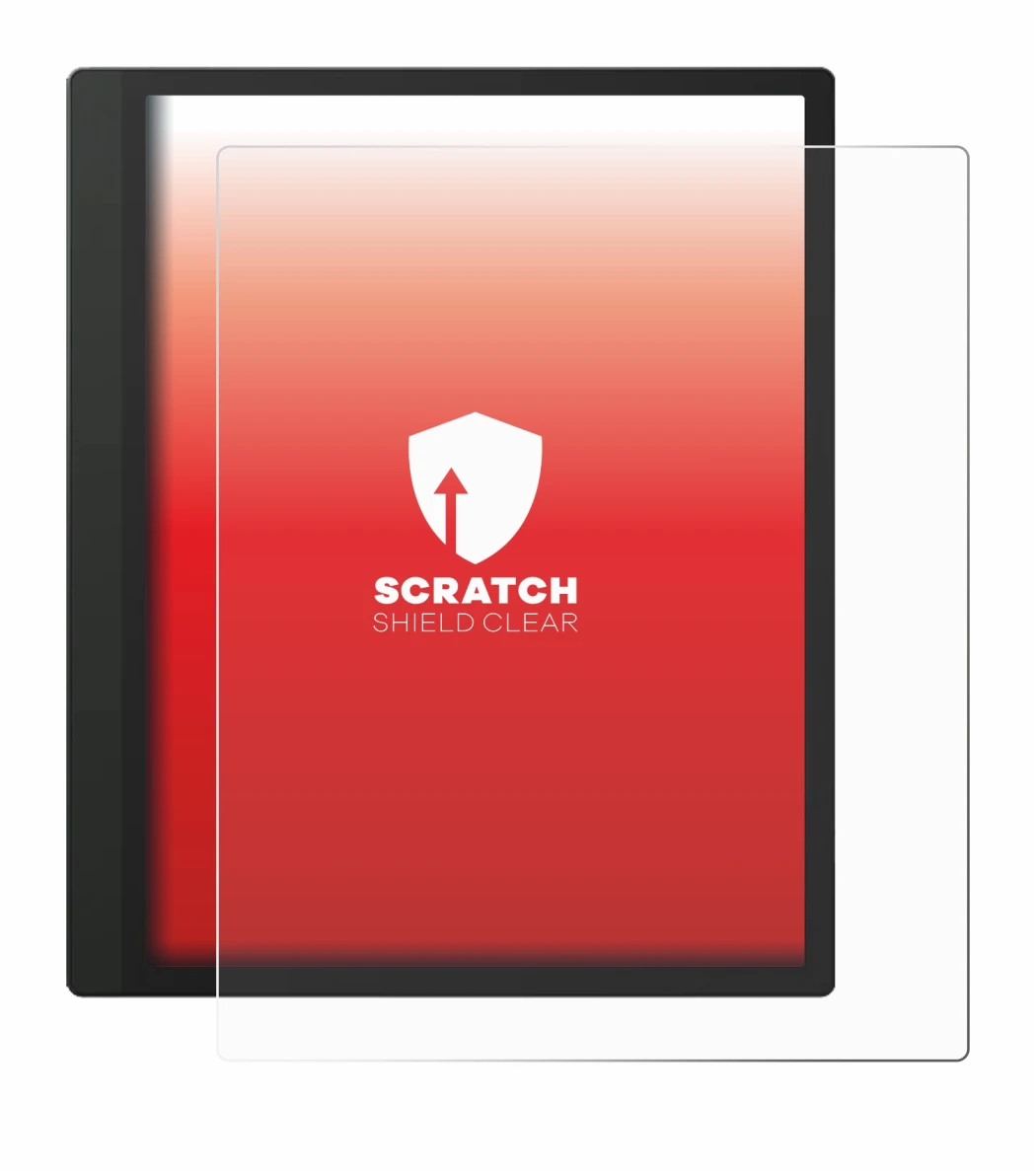Image of the device Boox Tab Ultra C with a wide variety of screen protectors.
