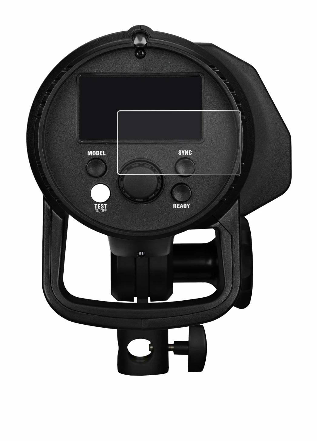 Image of the device Profoto B1X with a wide variety of screen protectors.