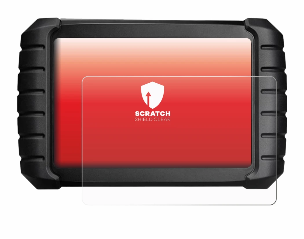 Image of the device iCarsoft CR Max BT (2024) with a wide variety of screen protectors.