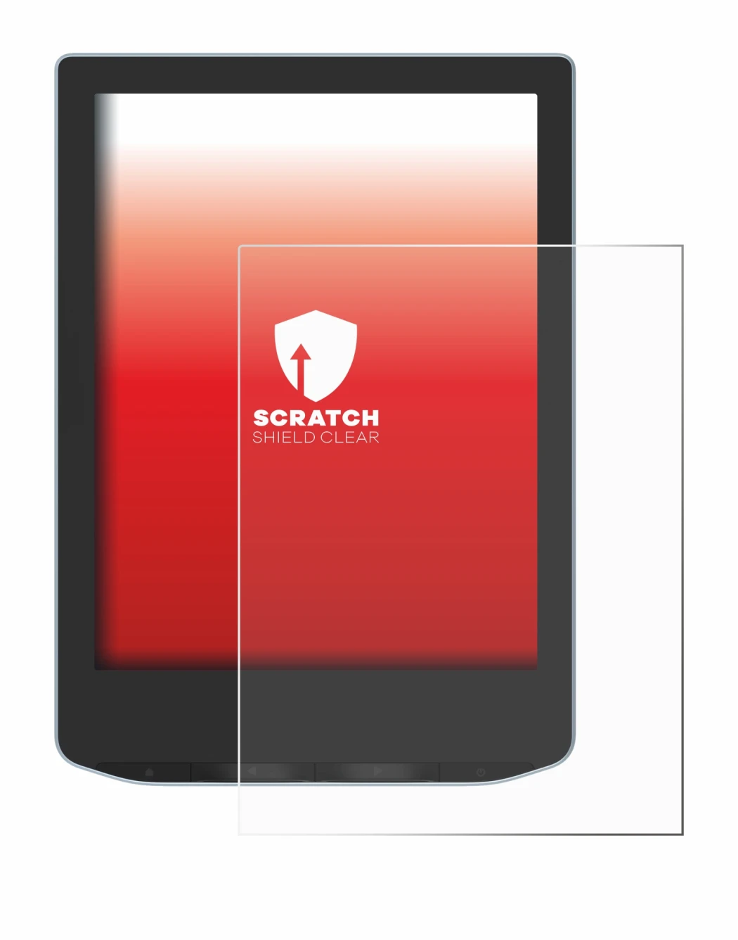 Image of the device Vivlio Light with a wide variety of screen protectors.