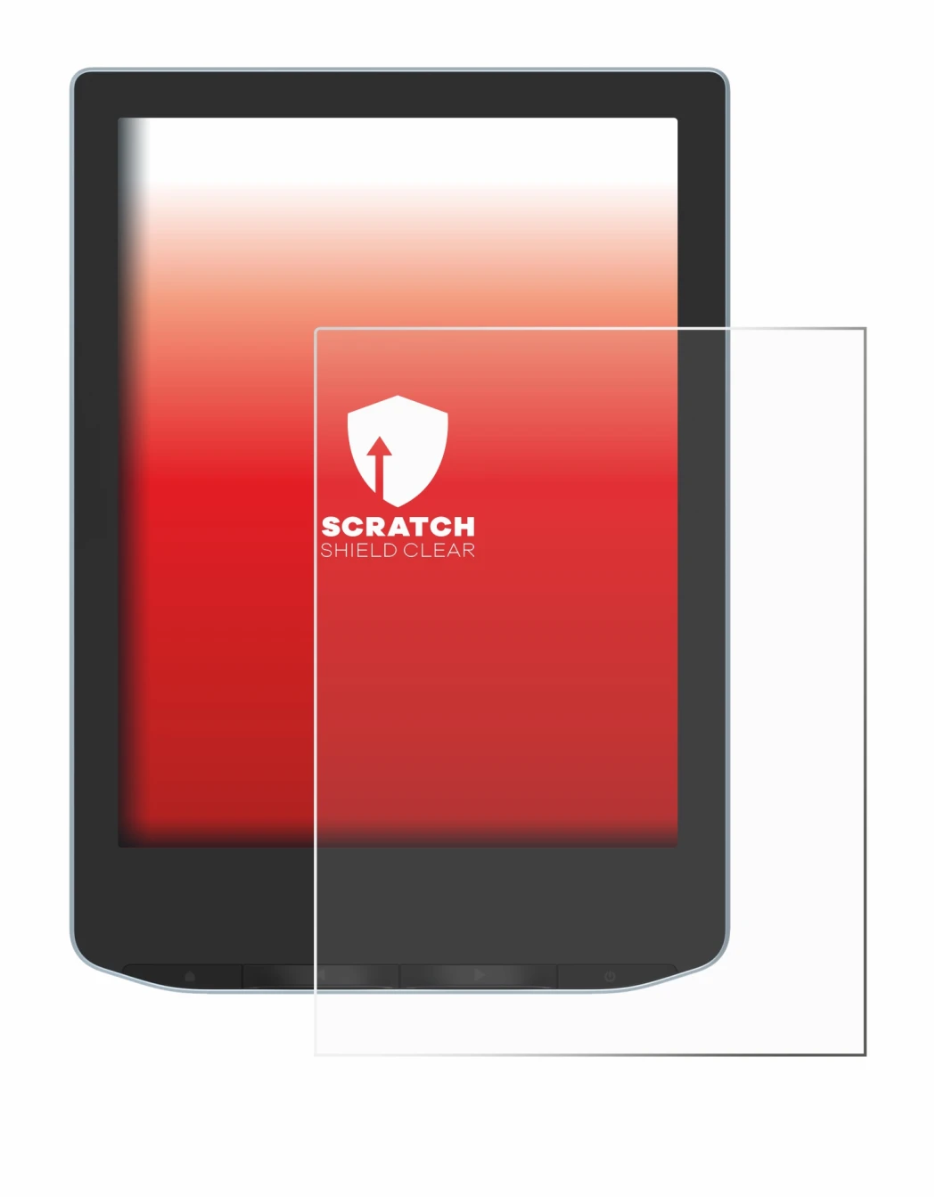 Image of the device Vivlio Light HD with a wide variety of screen protectors.