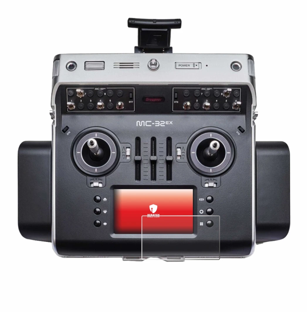 Image of the device Graupner MC-32ex with a wide variety of screen protectors.