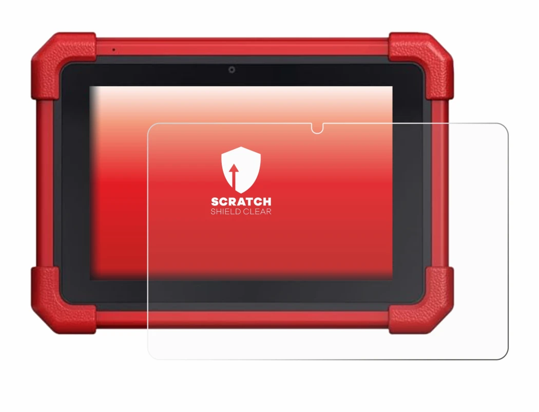 Image of the device Launch MOT IV (4) with a wide variety of screen protectors.
