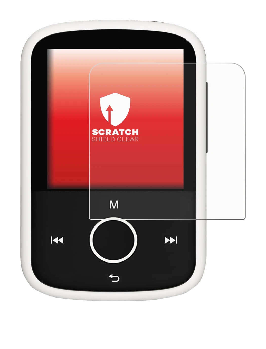 Image of the device Majority MP3 16GB with a wide variety of screen protectors.