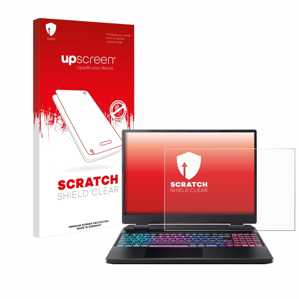 Front side of a product packaging with the brand logo upscreen. Next to it is the device Acer Predator Helios Neo 16 shown wit