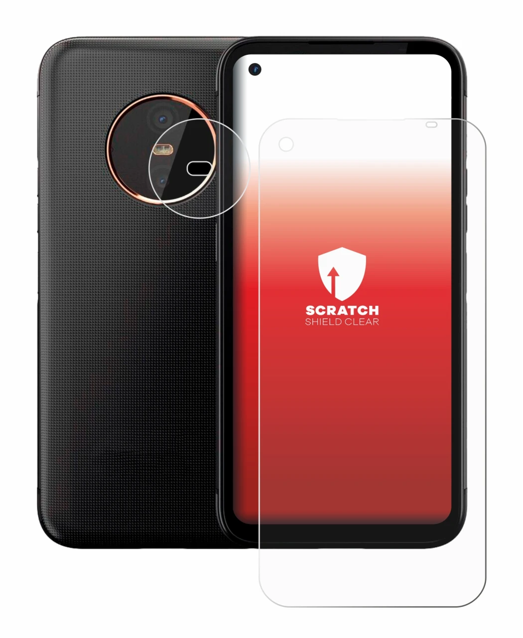 Image of the device Gigaset GX6 Pro (Front+Camera) with a wide variety of screen protectors.