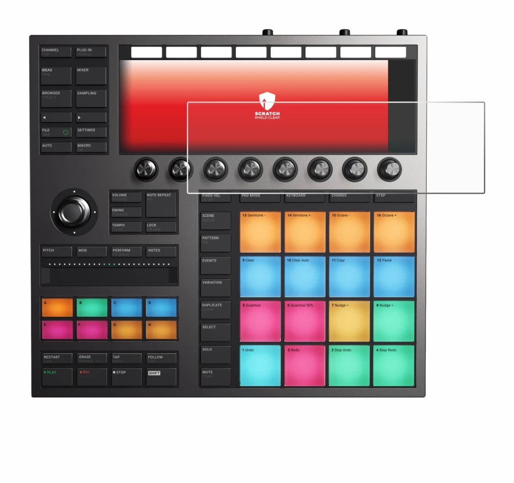 Image of the device Native Instruments Maschine + with a wide variety of screen protectors.