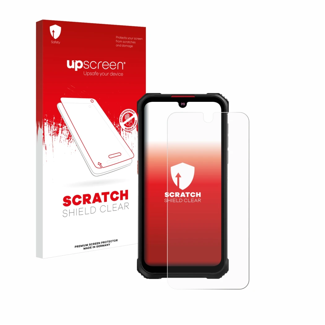 Front side of a product packaging with the brand logo upscreen. Next to it is the device Hotwav Cyber 9 Pro shown with the cor
