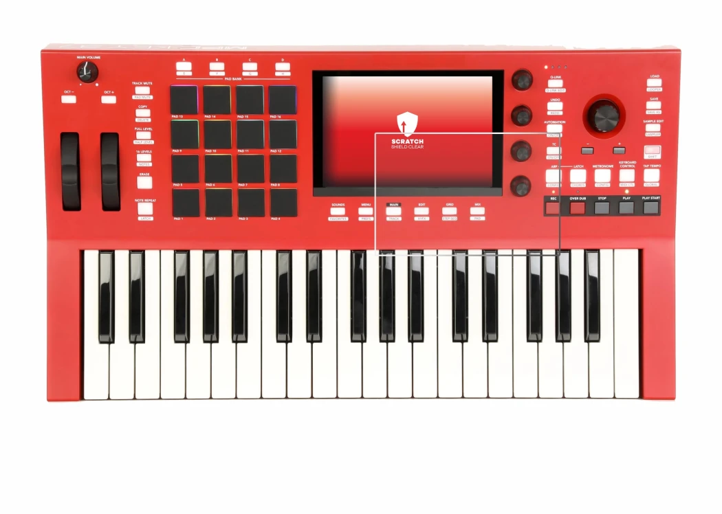 Image of the device Akai Professional MPC Key 37 with a wide variety of screen protectors.