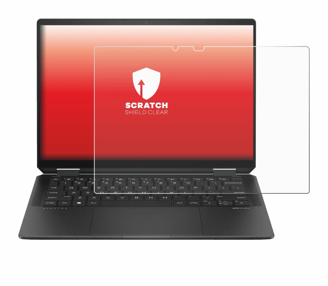 Image of the device HP Spectre x360 (14-e) 2024 with a wide variety of screen protectors.