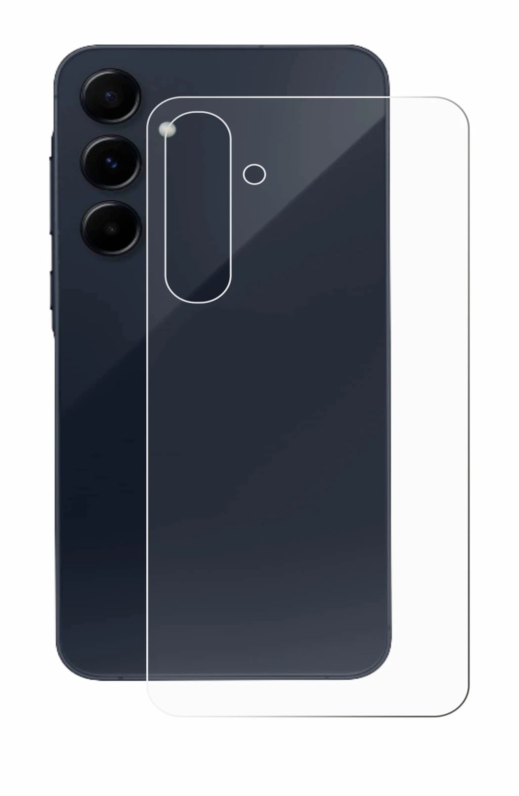 Image of the device Samsung Galaxy A55 5G (Back) with a wide variety of screen protectors.
