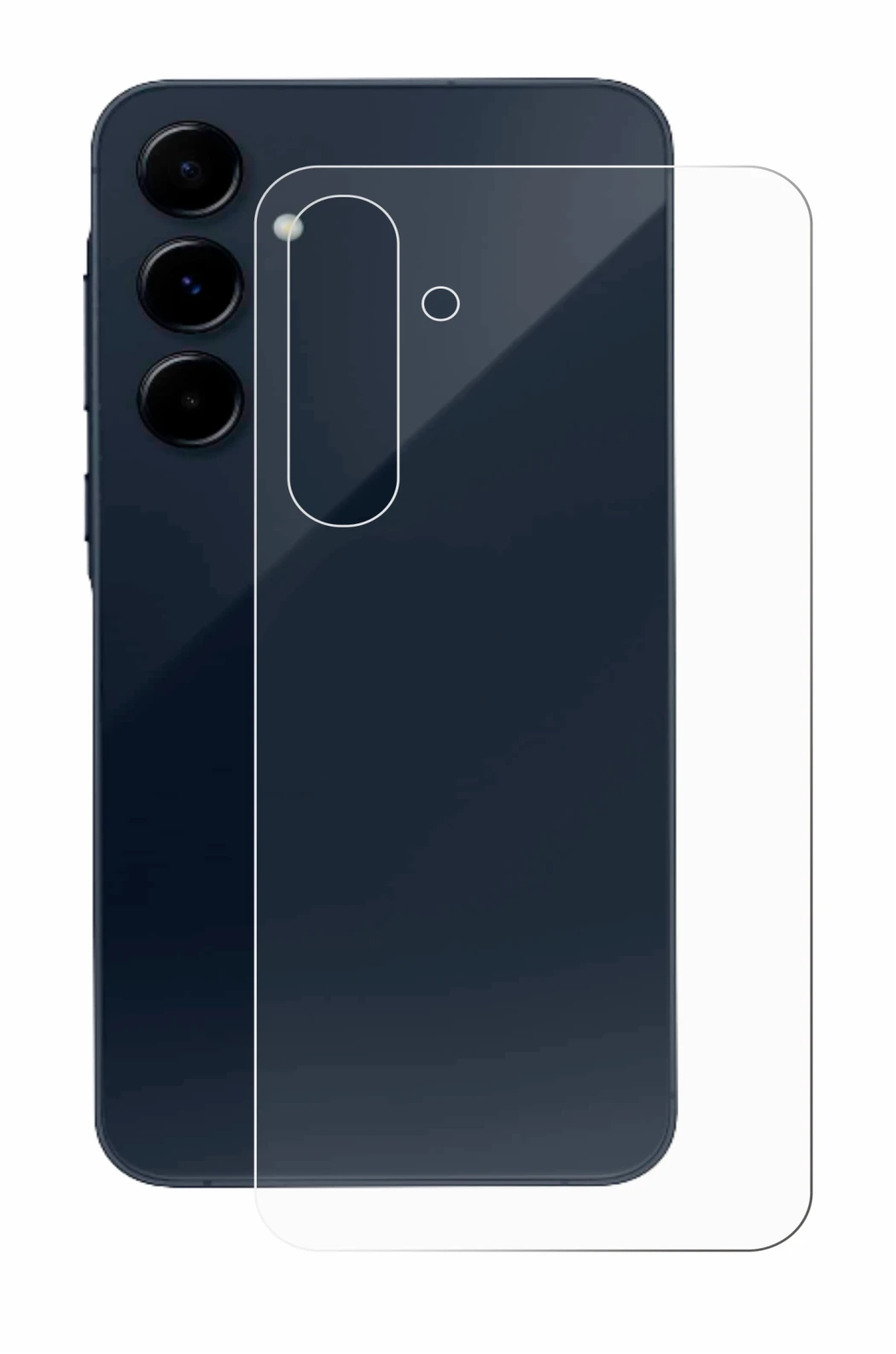 Image of the device Samsung Galaxy A35 5G (Back) with a wide variety of screen protectors.