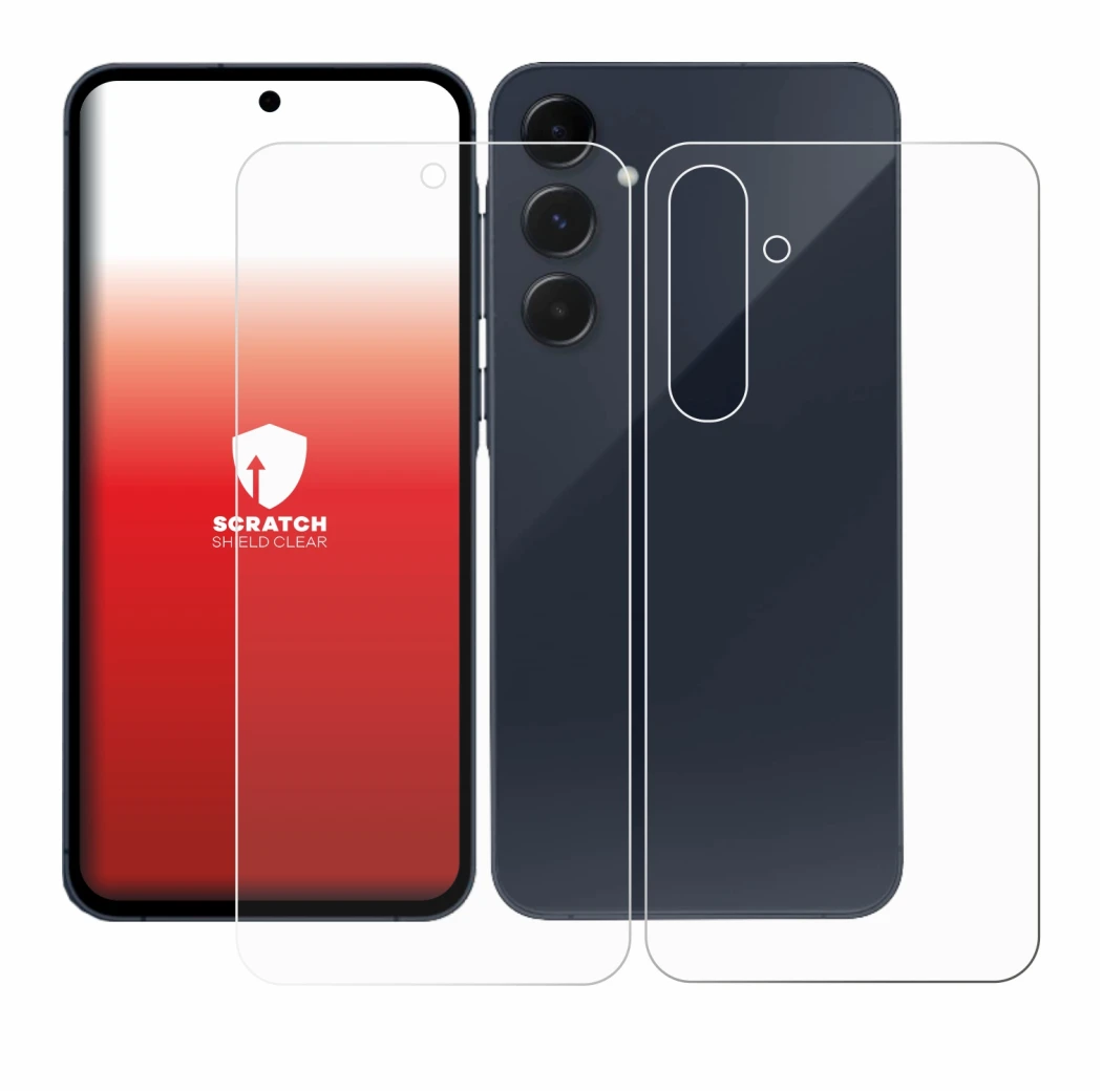 Image of the device Samsung Galaxy A35 5G (Front+Back) with a wide variety of screen protectors.