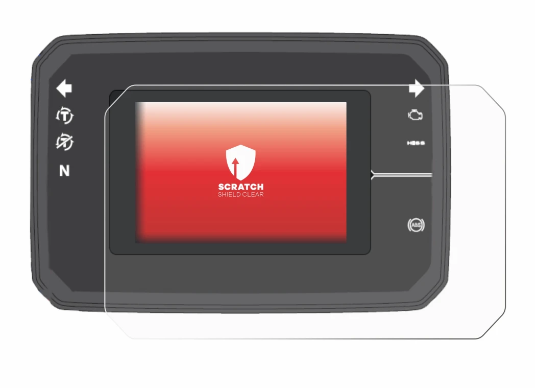 Image of the device Honda CB650R TFT Display with a wide variety of screen protectors.
